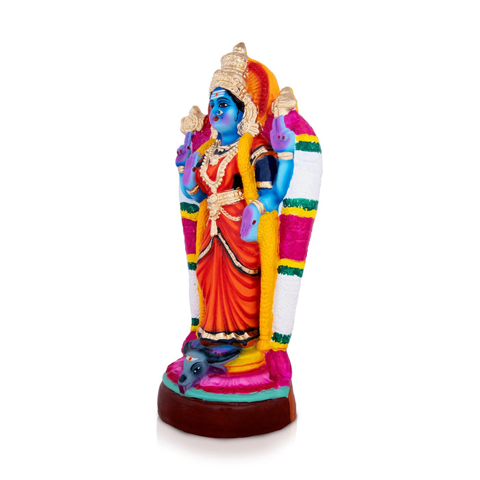 Durga Paper Mache Golu Bommai - 15 x 9.5 Inches | Giri Golu Doll/ Navaratri Golu Bomma/Gombe/Bommai