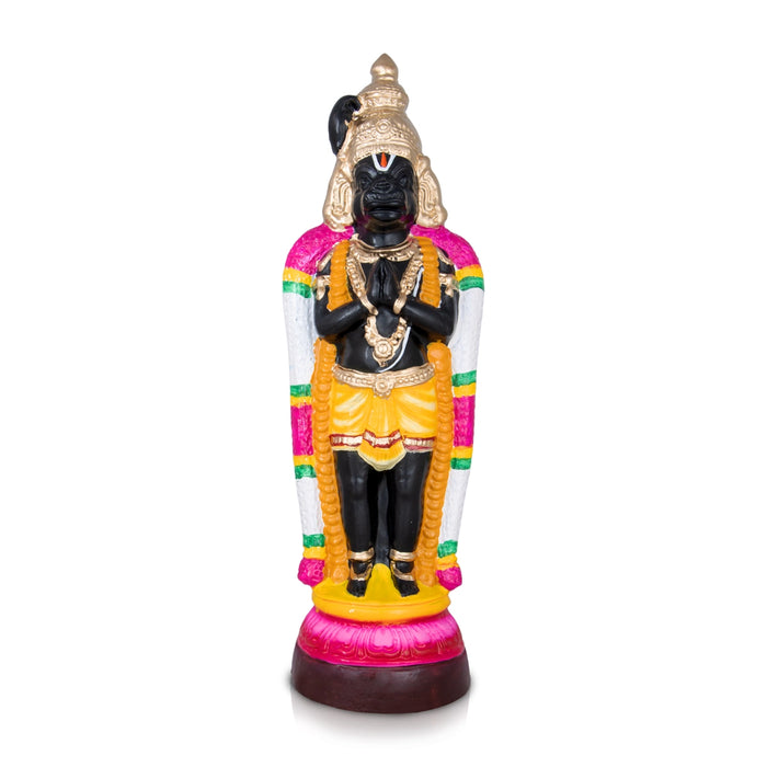 Namakkal Hanuman Paper Mache Golu Bommai - 12 x 6 Inches | Giri Golu Bomma/ Navaratri Golu Doll/ Dasara Doll