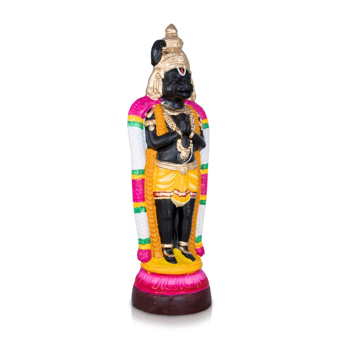 Namakkal Hanuman Paper Mache Golu Bommai - 12 x 6 Inches | Giri Golu Bomma/ Navaratri Golu Doll/ Dasara Doll