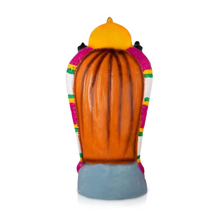 Vishalakshi Paper Mache Golu Bommai - 18 x 8 Inches | Giri Golu Doll/ Navaratri Golu Bomma/Gombe/Bommai