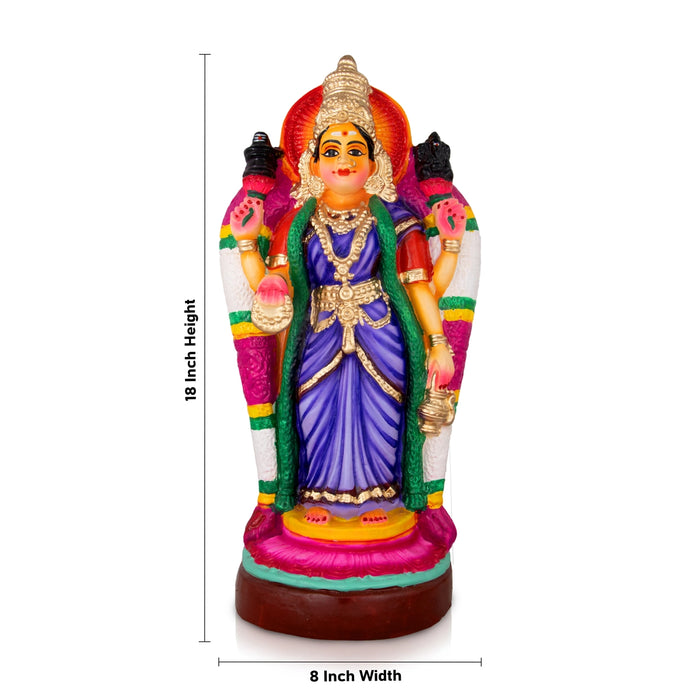 Vishalakshi Paper Mache Golu Bommai - 18 x 8 Inches | Giri Golu Doll/ Navaratri Golu Bomma/Gombe/Bommai