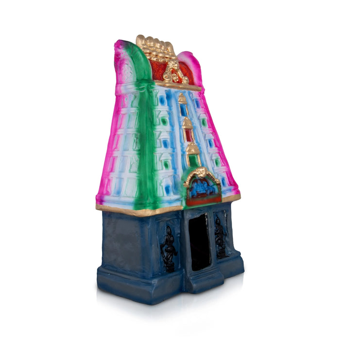 Gopuram Paper Mache Golu Bommai - 12 x 7 Inches | Giri Golu Doll/ Navaratri Golu Bomma/Gombe/Bommai