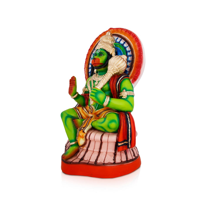 Darbar Hanuman Paper Mache Golu Bommai - 18 x 12 Inches | Giri Golu Doll/ Navaratri Golu Bomma/Gombe/Bommai