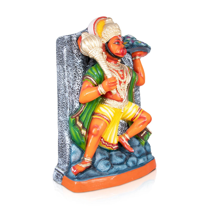 Mandir Hanuman Paper Mache Golu Bommai - 19 x 10 Inches | Giri Golu Doll/ Navaratri Golu Bomma/Gombe/Bommai