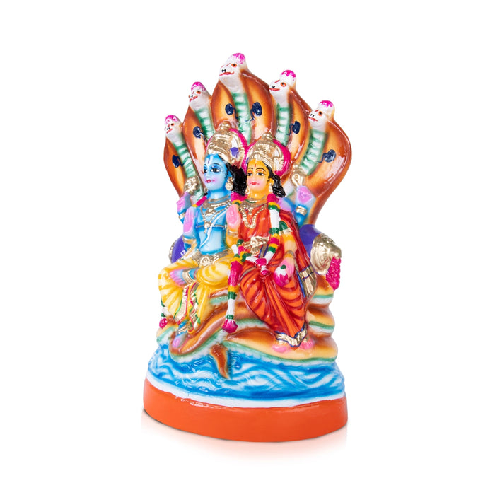 Lakshmi Narayanar Paper Mache Golu Bommai - 12 x 8.5 Inches | Giri Golu Doll/Navaratri Golu Bomma/Gombe/Bommai