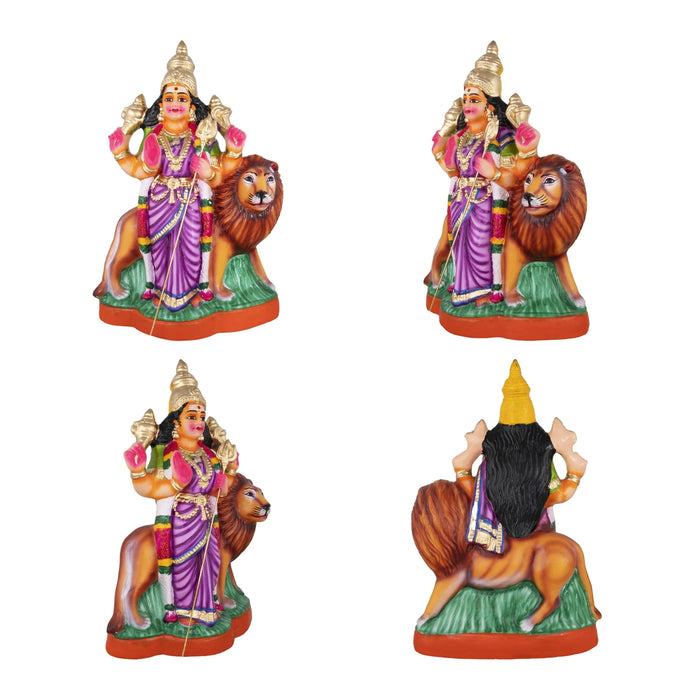 Lakshmi Saraswati Durga Paper Mache Golu Bommai Set - 15 x 10 Inches | Giri Golu Doll/ Navaratri Golu Bomma