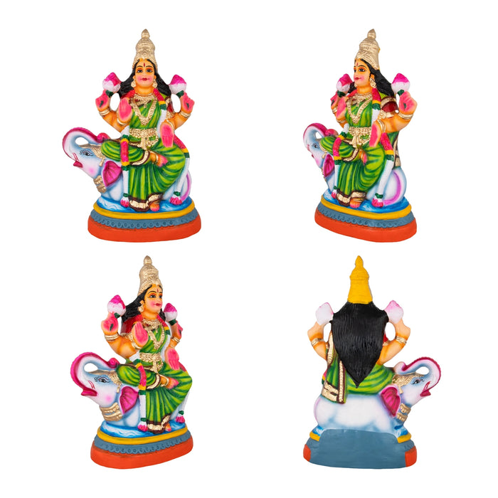 Lakshmi Saraswati Durga Paper Mache Golu Bommai Set - 15 x 10 Inches | Giri Golu Doll/ Navaratri Golu Bomma