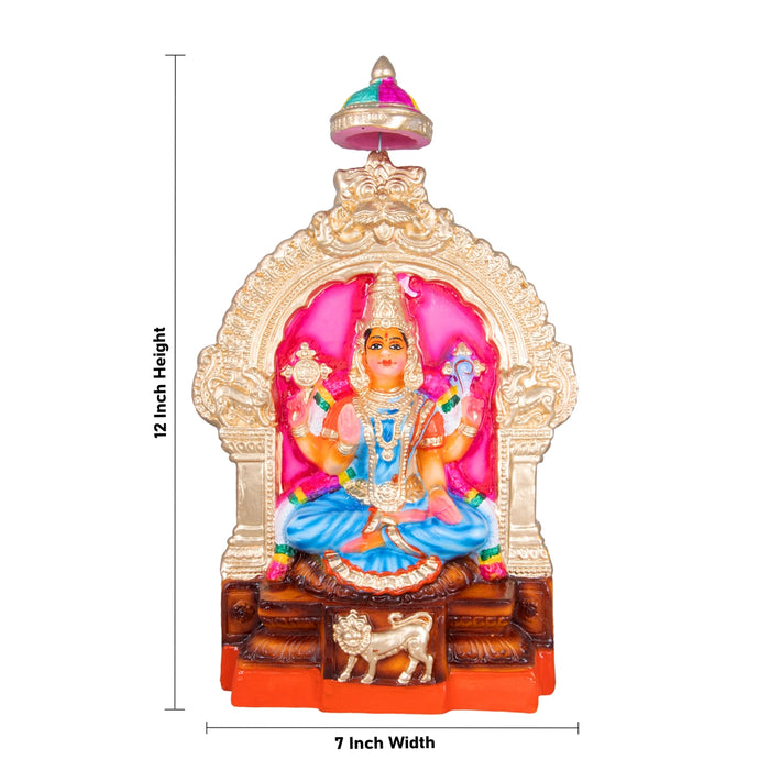 Mookambika Paper Mache Golu Bommai - 12 x 7 Inches | Giri Golu Doll/ Navaratri Golu Bomma/Gombe/Bommai