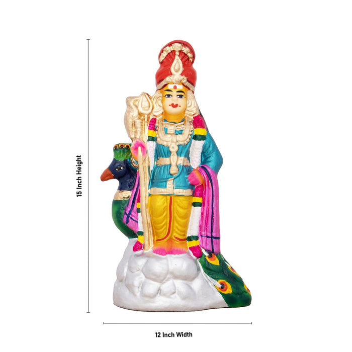 Kavadi Paper Mache Golu Bommai Set - 15 x 12 Inches | Giri Golu Doll/ Navaratri Golu Bomma/Gombe/Bommai