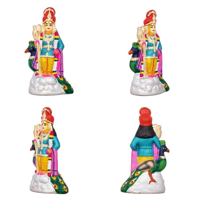 Kavadi Paper Mache Golu Bommai Set - 15 x 12 Inches | Giri Golu Doll/ Navaratri Golu Bomma/Gombe/Bommai