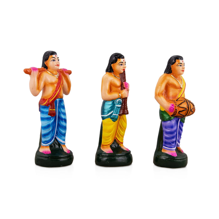 Kavadi Paper Mache Golu Bommai Set - 15 x 12 Inches | Giri Golu Doll/ Navaratri Golu Bomma/Gombe/Bommai