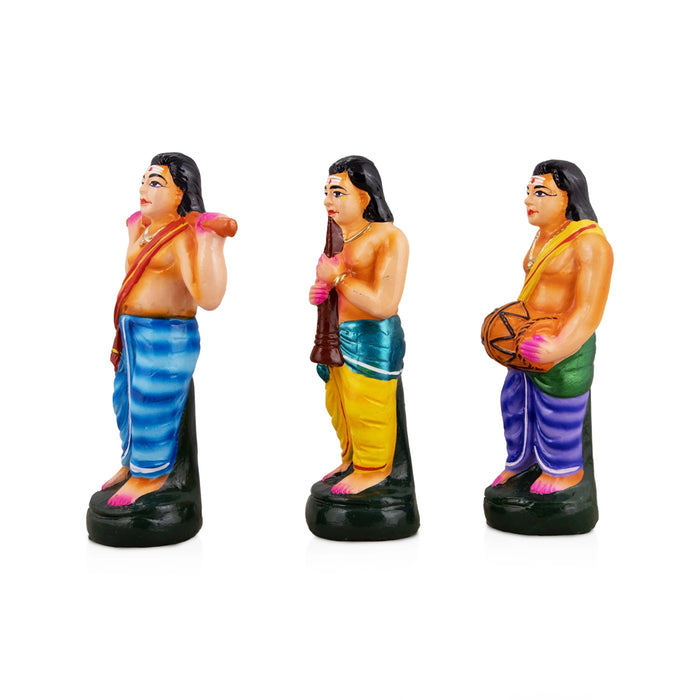 Kavadi Paper Mache Golu Bommai Set - 15 x 12 Inches | Giri Golu Doll/ Navaratri Golu Bomma/Gombe/Bommai