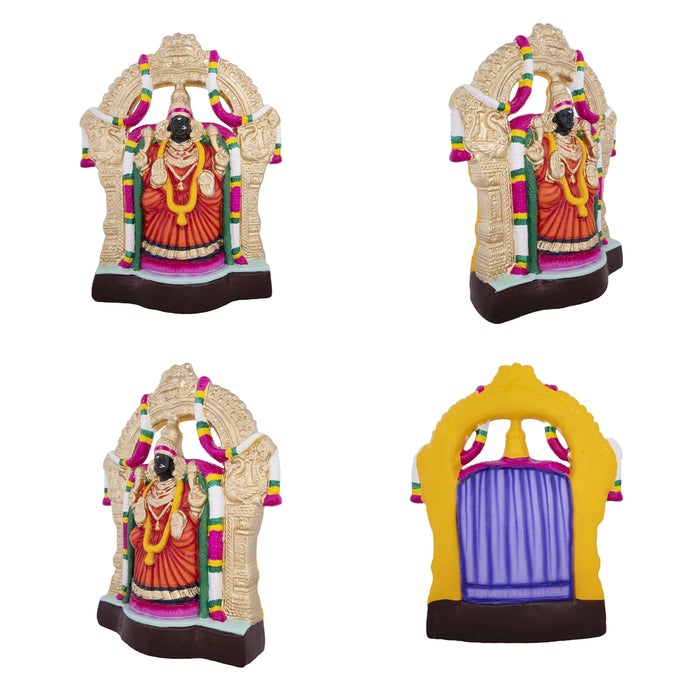 Perumal Thayar Paper Mache Golu Bommai Pair - 14 x 12 Inches | Giri Golu Doll/ Navaratri Golu Bomma/Gombe