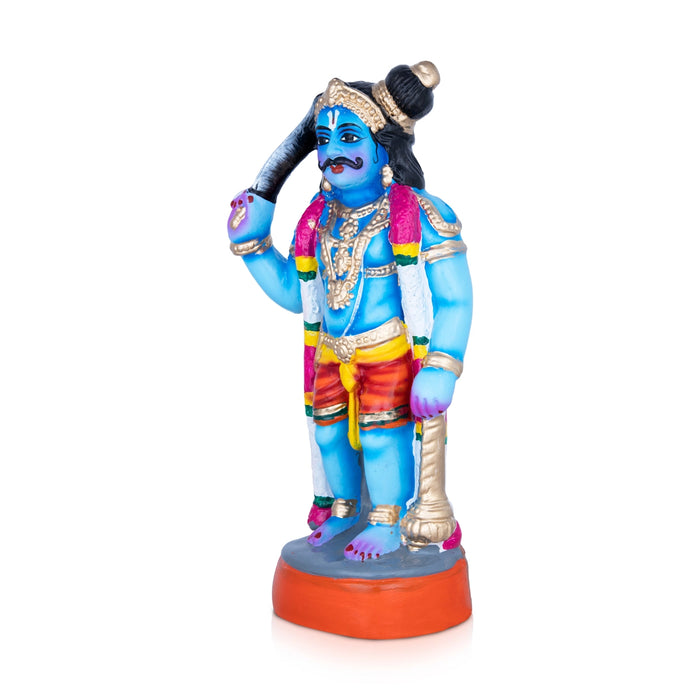 Karuppanna Swamy Paper Mache Golu Bommai - 12 x 5 Inches | Giri Golu Doll/ Navaratri Golu Bomma/Gombe/Bommai