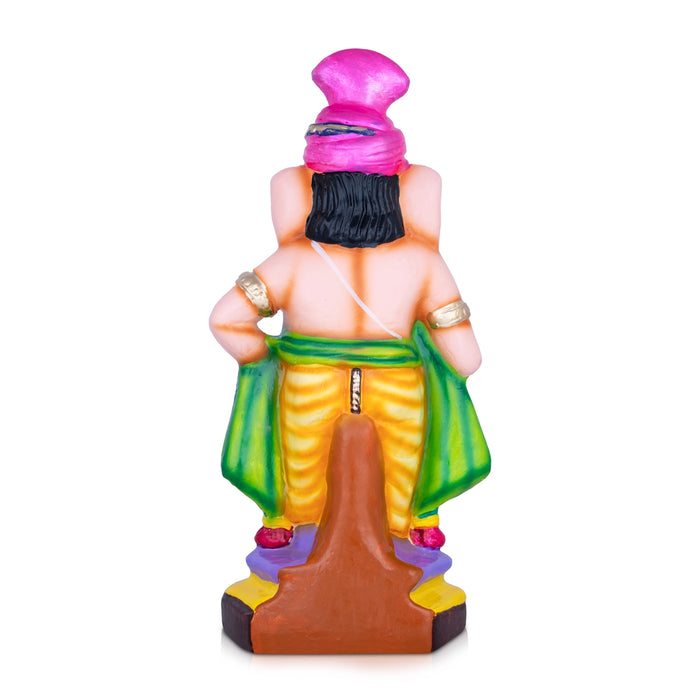 Raja Alangara Ganesh Paper Mache Golu Bommai - 15 x 6 Inches | Giri Golu Doll/ Ganesh Chaturthi Decor/Gombe