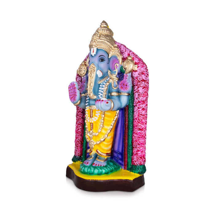 Balaji Ganesh Paper Mache Golu Bommai - 15 x 5 Inches | Giri Golu Doll/ Ganesh Chaturthi Decor/Gombe/Bommai