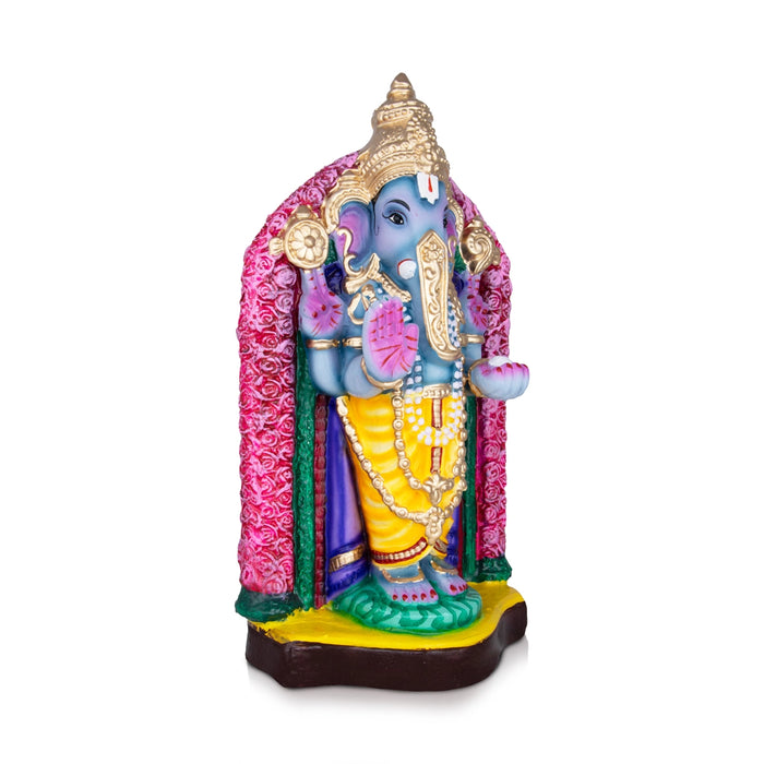 Balaji Ganesh Paper Mache Golu Bommai - 15 x 5 Inches | Giri Golu Doll/ Ganesh Chaturthi Decor/Gombe/Bommai