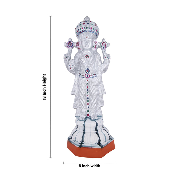 Perumal Muthangi Sevai Paper Mache Golu Bommai - 18 x 8 Inches | Giri Golu Doll/ Navaratri Golu Bomma/Gombe