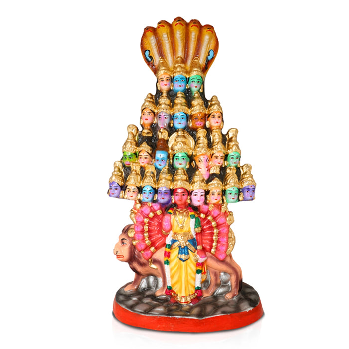 Nava Vishwaroopam Clay Golu Bommai - 18 Inches | Giri Golu Doll/ Navaratri Golu Bomma/Gombe/Bommai