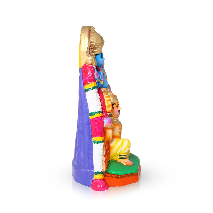 Garuda Vahanam Clay Golu Bommai - 12 x 7.5 Inches | Giri Golu Doll/ Navaratri Kolu Bomma/ Bommai