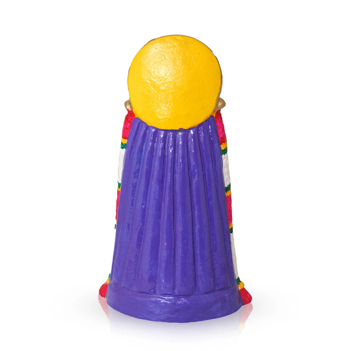 Garuda Vahanam Clay Golu Bommai - 12 x 7.5 Inches | Giri Golu Doll/ Navaratri Kolu Bomma/ Bommai