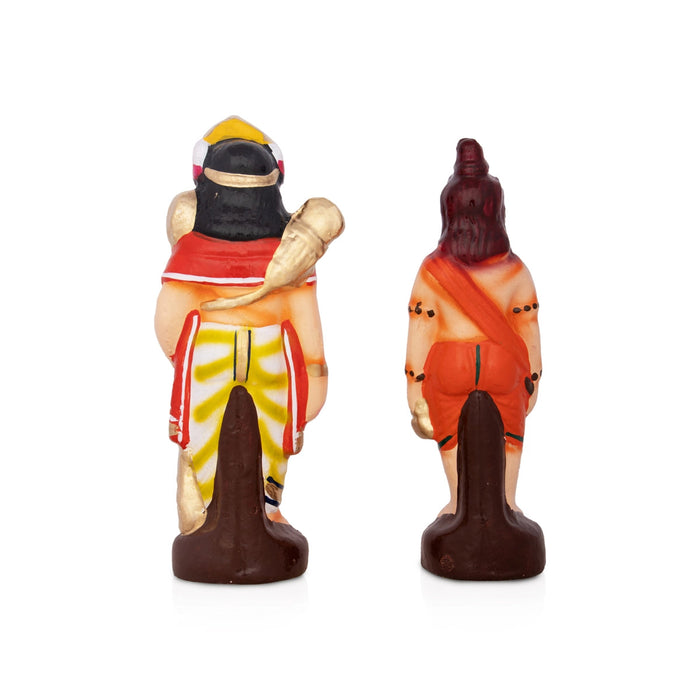 Seetha Swayamvaram Clay Golu Bommai Set - 8.5 x 6 Inches | Giri Golu Doll/ Navaratri Golu Bomma/Gombe/Bommai