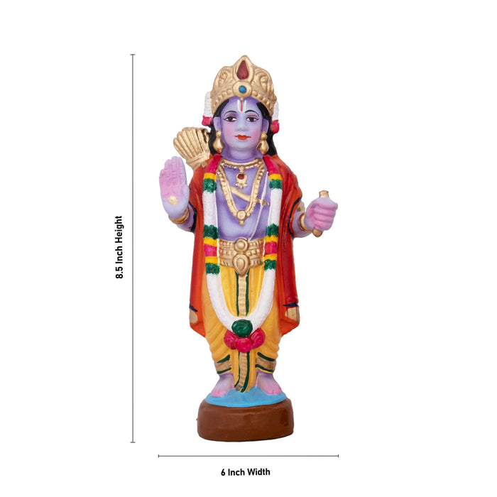 Seetha Swayamvaram Clay Golu Bommai Set - 8.5 x 6 Inches | Giri Golu Doll/ Navaratri Golu Bomma/Gombe/Bommai