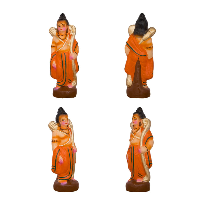 Seethaiyai Kanden Clay Golu Bommai Set - 7 x 4 Inches | Giri Golu Doll/ Navaratri Golu Bomma/Gombe/Bommai