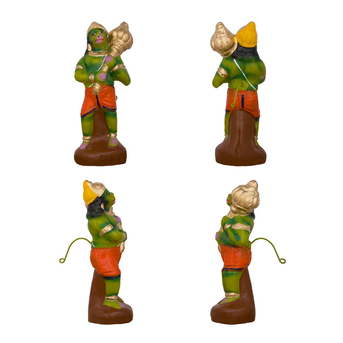 Seethaiyai Kanden Clay Golu Bommai Set - 7 x 4 Inches | Giri Golu Doll/ Navaratri Golu Bomma/Gombe/Bommai