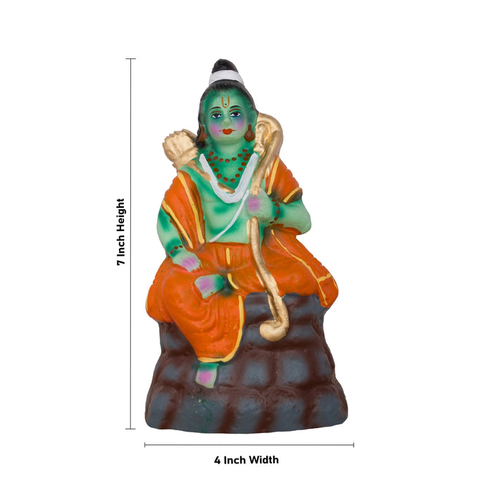 Seethaiyai Kanden Clay Golu Bommai Set - 7 x 4 Inches | Giri Golu Doll/ Navaratri Golu Bomma/Gombe/Bommai