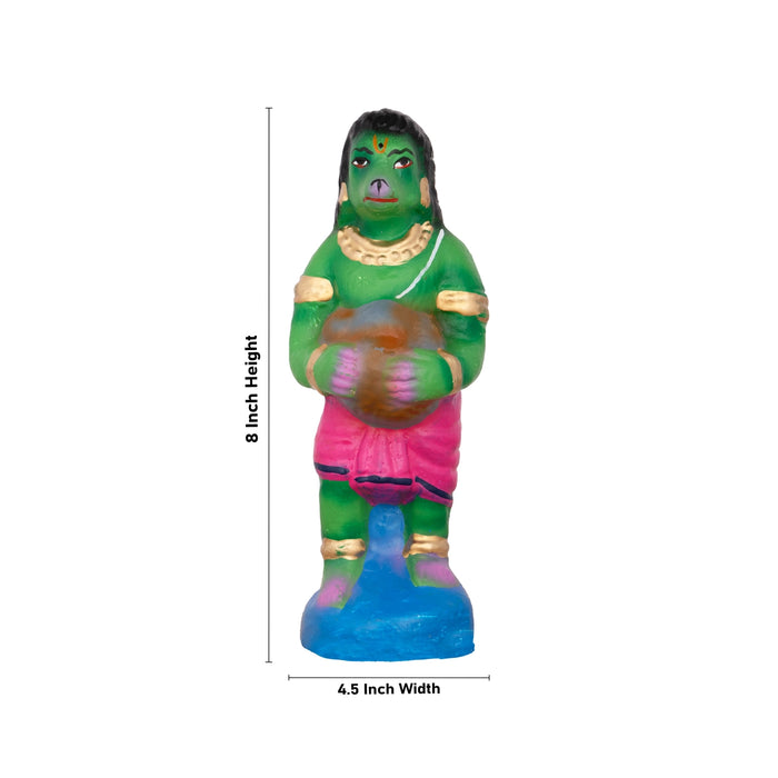 Sethu Panthanam Clay Golu Bommai Set - 8 x 4.5 Inches | Giri Golu Doll/ Navaratri Golu Bomma/Gombe/Bommai