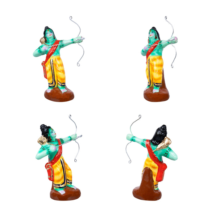 Vaali Motcham Clay Golu Bommai Set - 13 x 12 Inches | Giri Golu Doll/ Navaratri Golu Bomma/Gombe/Bommai