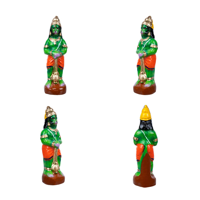 Vaali Motcham Clay Golu Bommai Set - 13 x 12 Inches | Giri Golu Doll/ Navaratri Golu Bomma/Gombe/Bommai