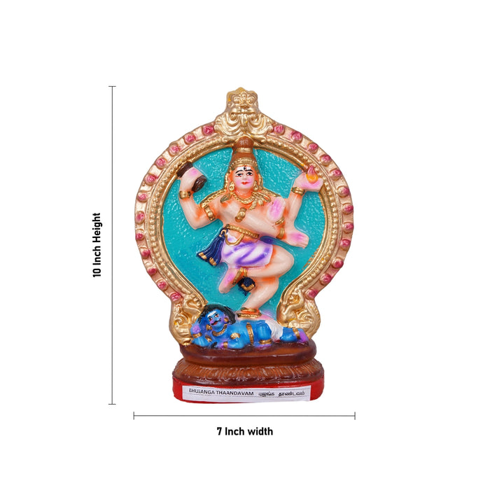 Nava Natarajar Clay Golu Bommai Set - 10 x 7 Inches | Giri Golu Doll/ Navaratri Golu Bomma/ Gombe/ Bommai