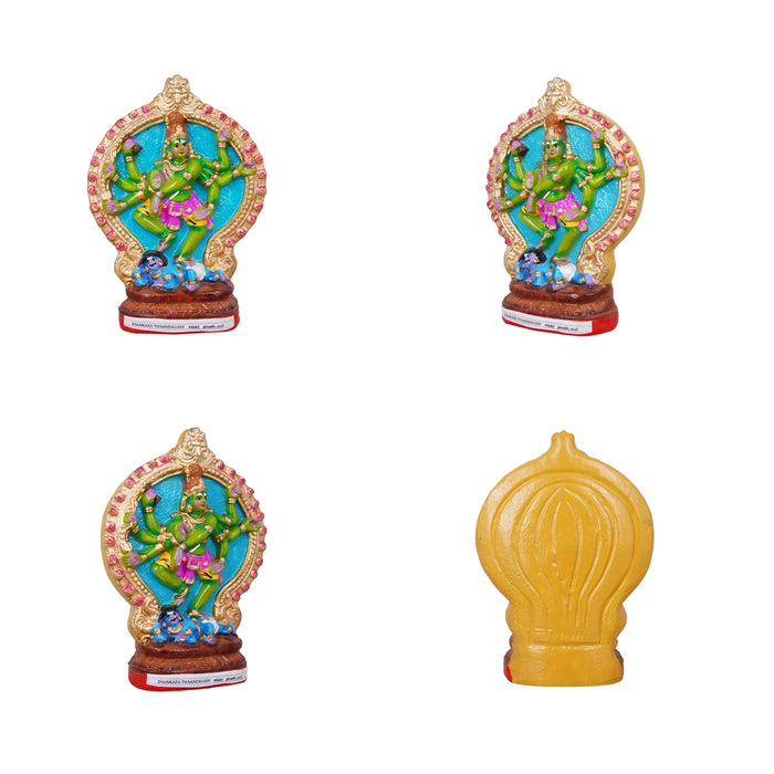 Nava Natarajar Clay Golu Bommai Set - 10 x 7 Inches | Giri Golu Doll/ Navaratri Golu Bomma/ Gombe/ Bommai