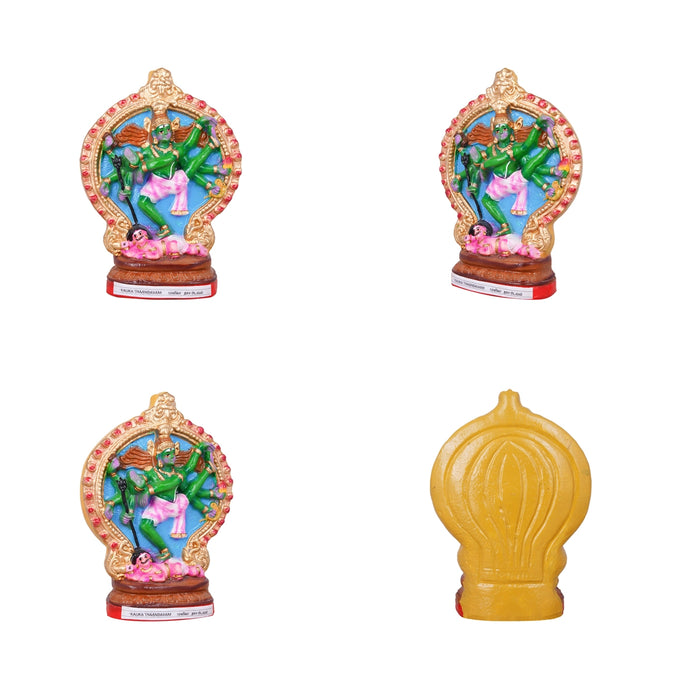 Nava Natarajar Clay Golu Bommai Set - 10 x 7 Inches | Giri Golu Doll/ Navaratri Golu Bomma/ Gombe/ Bommai