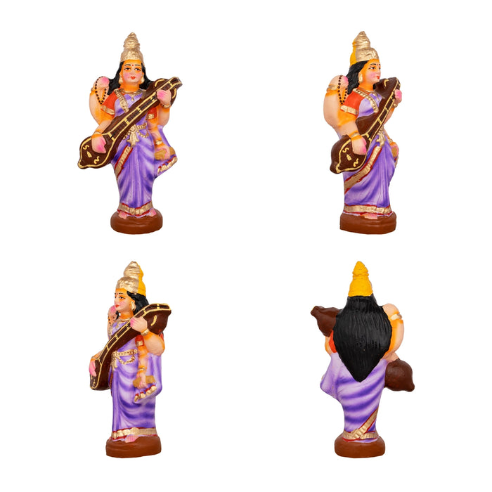 Hayagrivar Kalvi Varam Clay Golu Bommai Set - 11 x 4 Inches | Giri Golu Doll/ Navaratri Golu Bomma/Gombe/Bommai