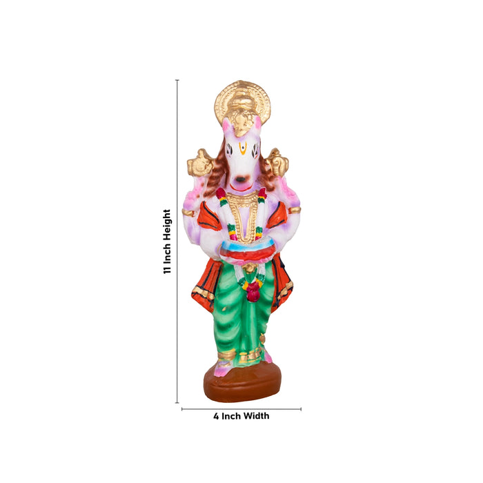 Hayagrivar Kalvi Varam Clay Golu Bommai Set - 11 x 4 Inches | Giri Golu Doll/ Navaratri Golu Bomma/Gombe/Bommai