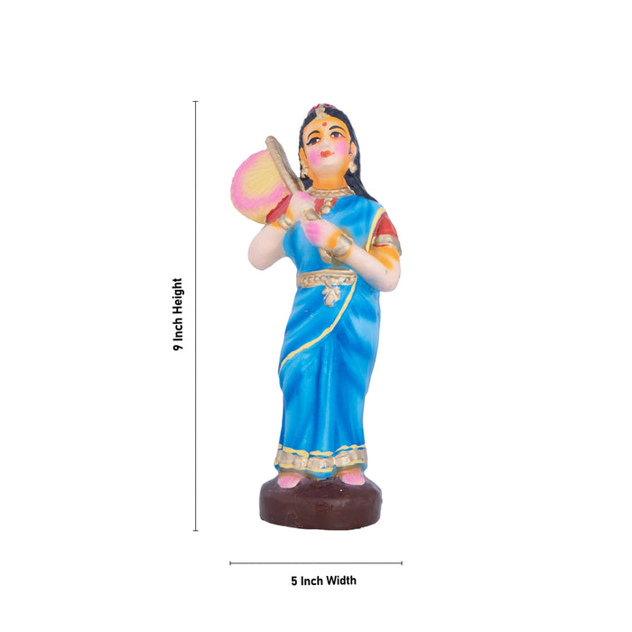 Sivan Sathurangam Clay Golu Bommai Set - 9 x 5 Inches | Giri Golu Doll/ Navaratri Golu Bomma/Gombe/Bommai