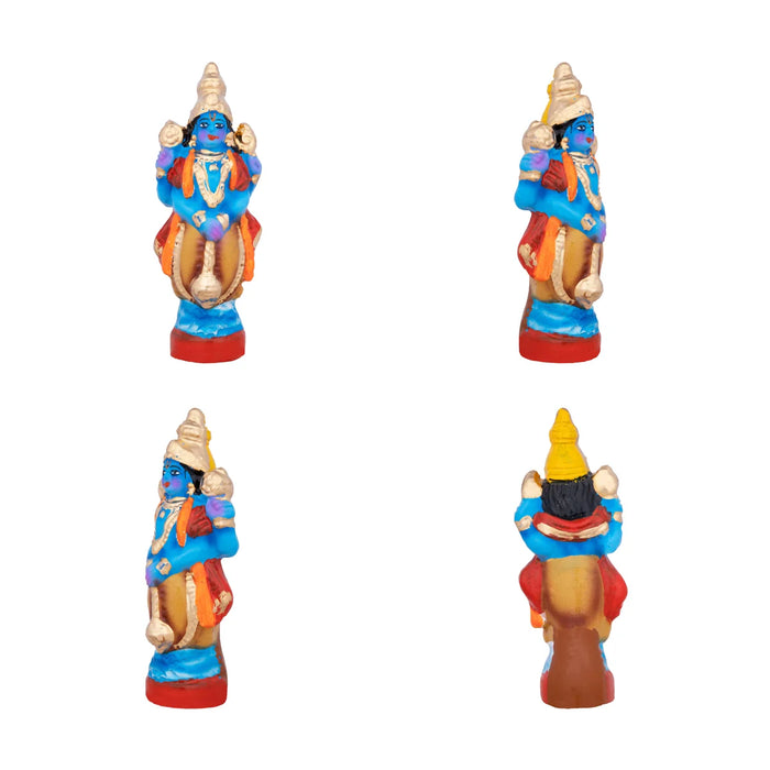 Action Dasavatharam Clay Golu Bommai Set - 6 x 6.5 Inches | Giri Golu Doll/ Navaratri Golu Bomma/Gombe/Bommai