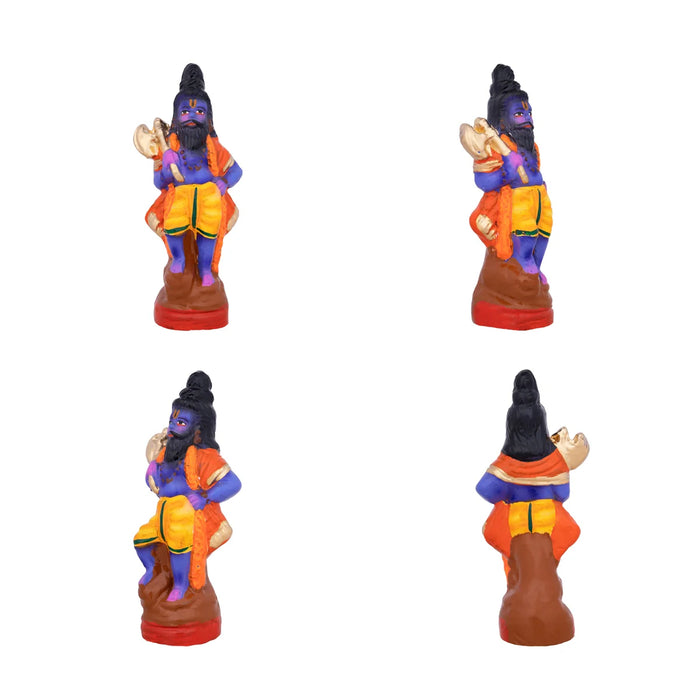 Action Dasavatharam Clay Golu Bommai Set - 6 x 6.5 Inches | Giri Golu Doll/ Navaratri Golu Bomma/Gombe/Bommai