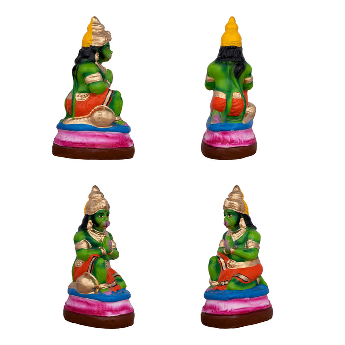 Ramar Set Clay Golu Bommai Set - 13 x 4 Inches | Giri Golu Doll/ Navaratri Golu Bomma/Gombe/Bommai