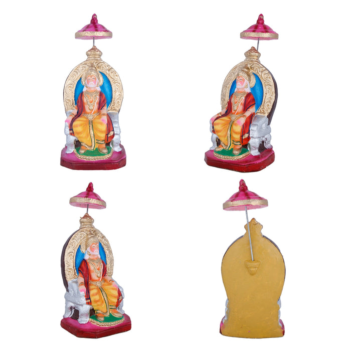 Draupadi Vastraharan Clay Golu Bommai Set - 18 x 12 Inches | Giri Golu Doll/ Navaratri Golu Bomma/Gombe/Bommai