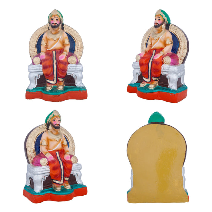 Draupadi Vastraharan Clay Golu Bommai Set - 18 x 12 Inches | Giri Golu Doll/ Navaratri Golu Bomma/Gombe/Bommai