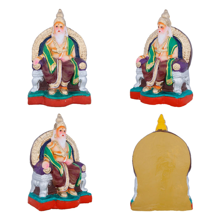 Draupadi Vastraharan Clay Golu Bommai Set - 18 x 12 Inches | Giri Golu Doll/ Navaratri Golu Bomma/Gombe/Bommai