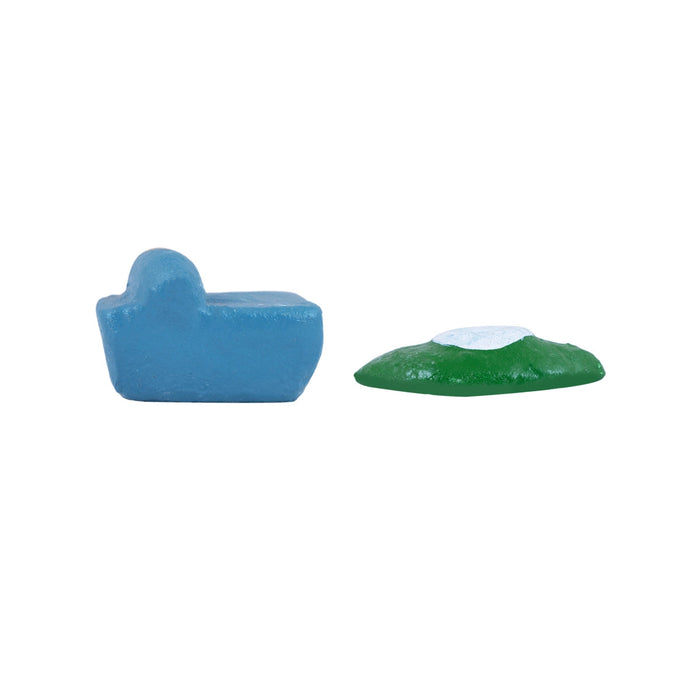 Marriage Clay Golu Bommai Set - 4.5 X 1.5 Inches | Navaratri Gombe/ Giri Golu Doll/ Navratri Decor