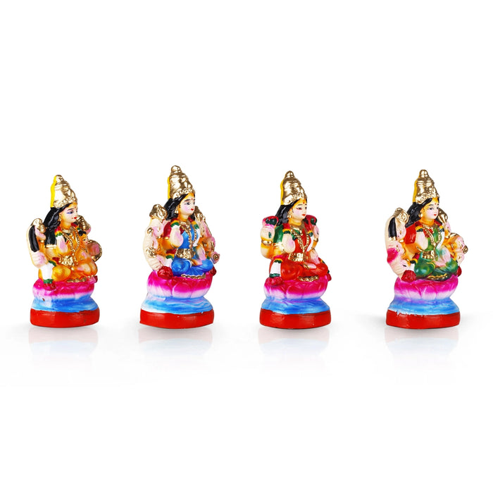 Ashtalakshmi Idol Clay Golu Bommai Set- 8 X 7 Inches | Navaratri Golu Gombe/Giri Golu Doll/Navratri Decoration