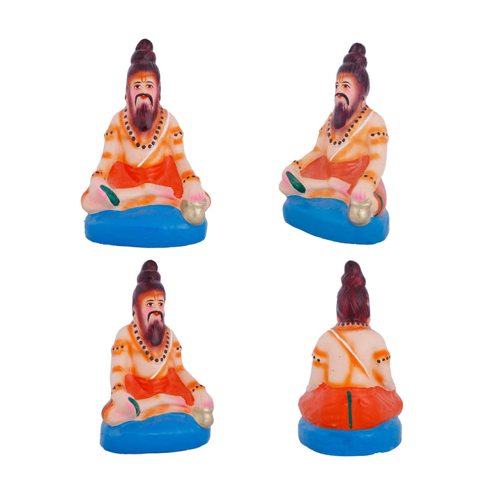 Srinivasa Kalyanam Clay Golu Bommai Set - 10 x 3.5 Inches | Giri Golu Doll/ Navaratri Golu Bomma/Gombe/Bommai