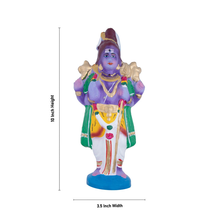 Srinivasa Kalyanam Clay Golu Bommai Set - 10 x 3.5 Inches | Giri Golu Doll/ Navaratri Golu Bomma/Gombe/Bommai