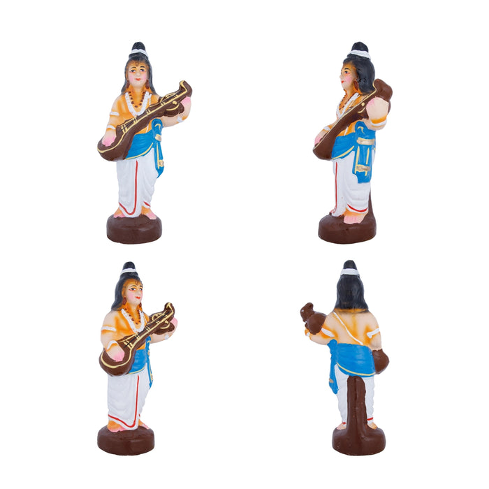 Srinivasa Kalyanam Clay Golu Bommai Set - 10 x 3.5 Inches | Giri Golu Doll/ Navaratri Golu Bomma/Gombe/Bommai